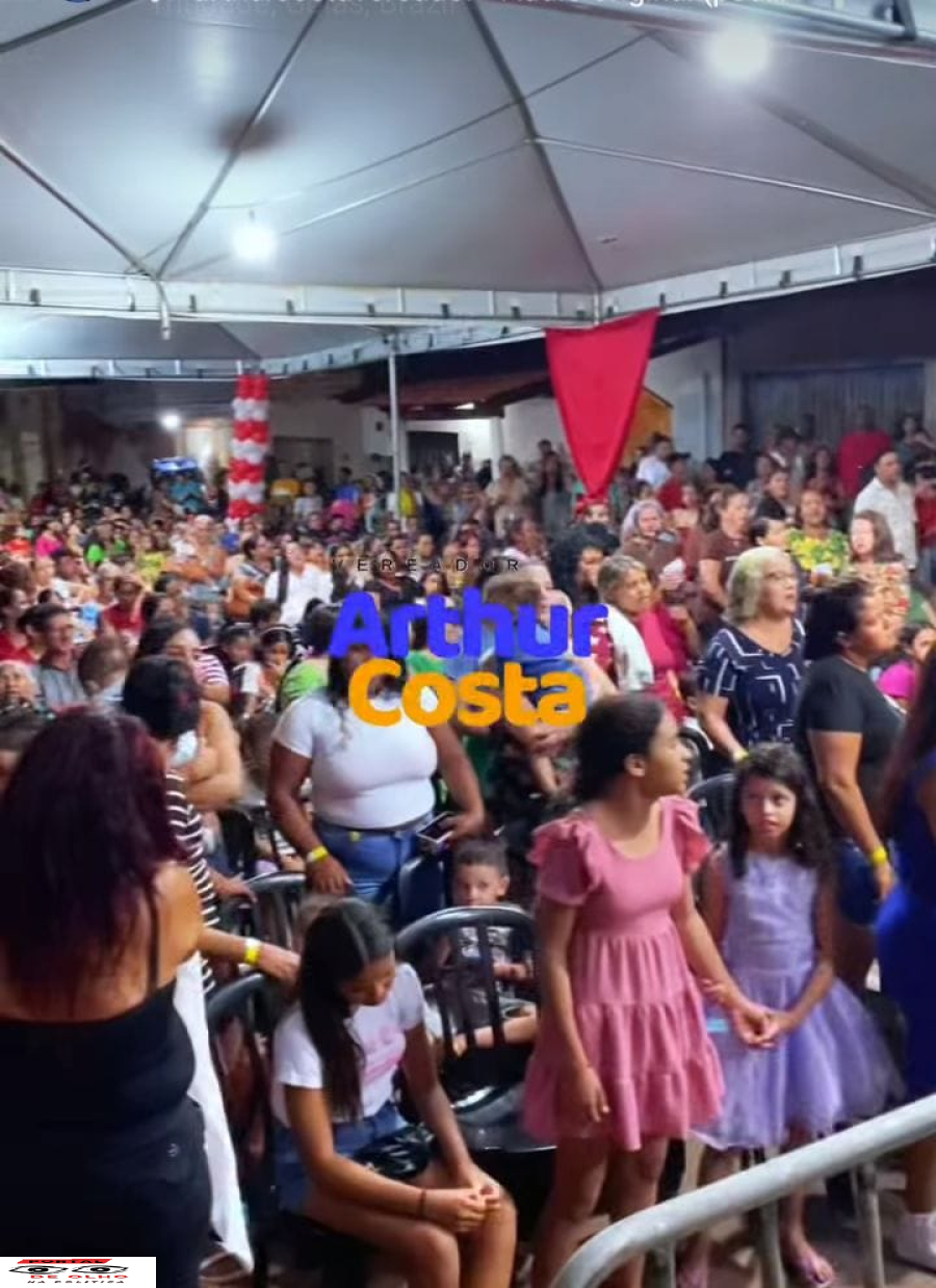 8ª Edição da Festa das Mães reúne centenas de famílias e distribui mais de 600 brindes em evento promovido pelo vereador Arthur Costa